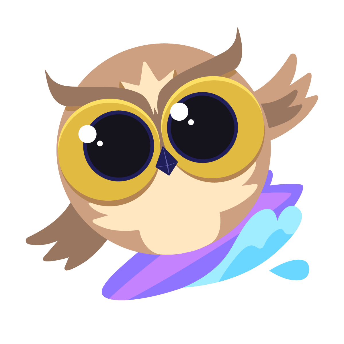Owlie surfing