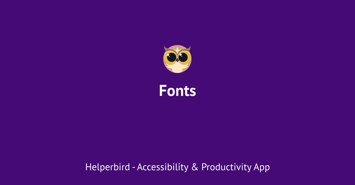 How To Change The Font On Any Website Helperbird